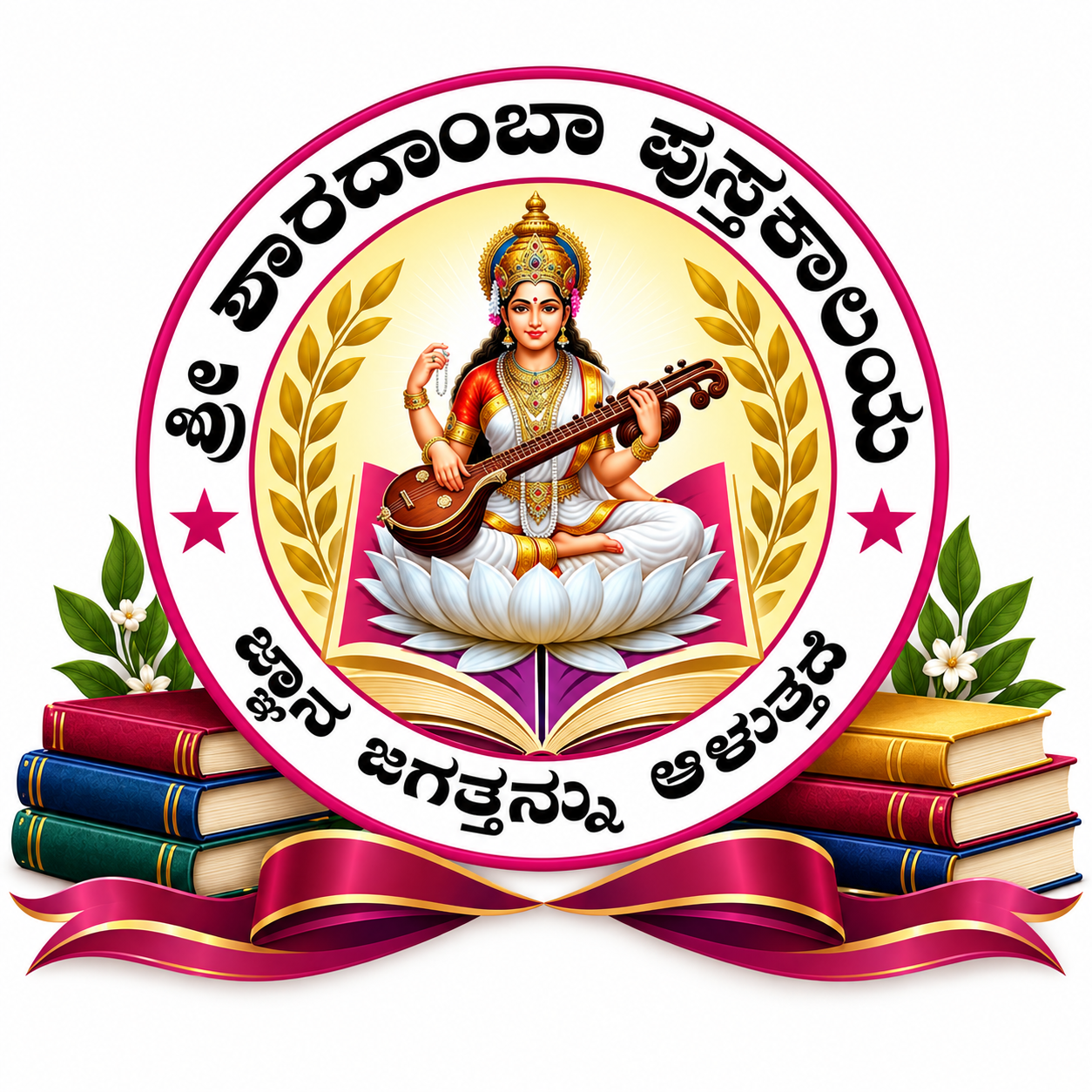 Sharadamba Pustakalaya Logo
